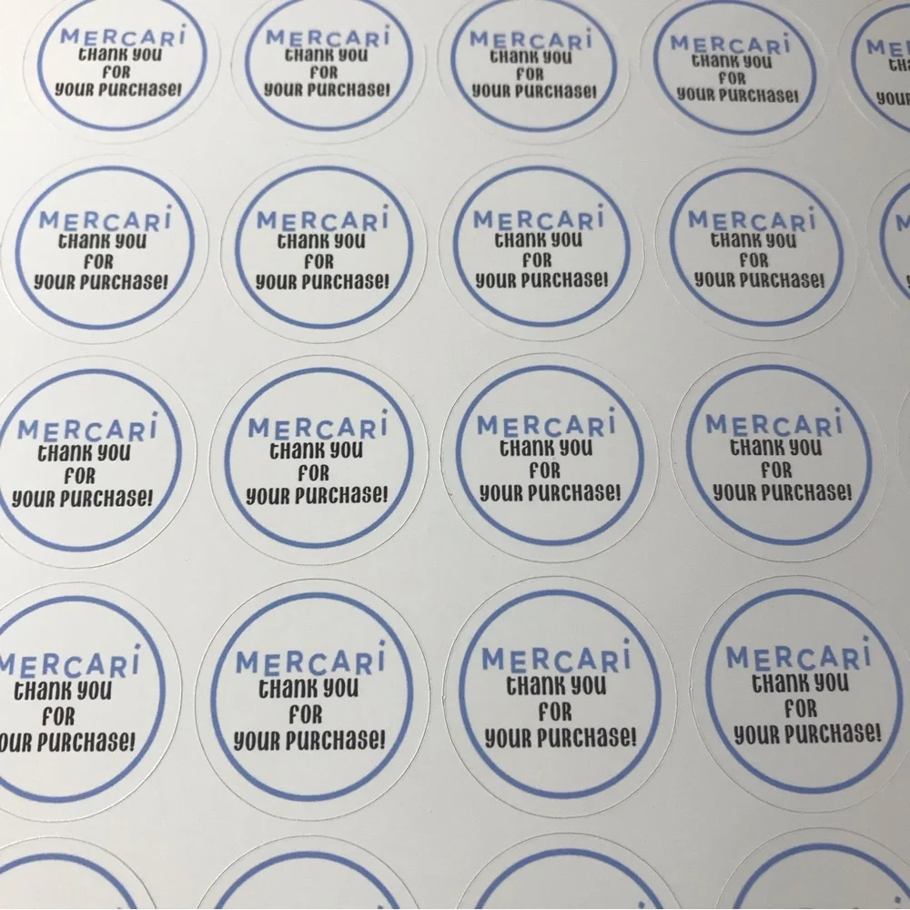 70 thank you for your purchase stickers